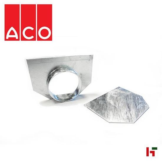 Afbeelding van Aco Large eindplaat verzinkt staal