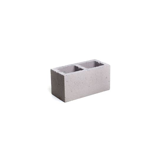 Afbeeldingen van Betonblok 39x19x19 cm hol
