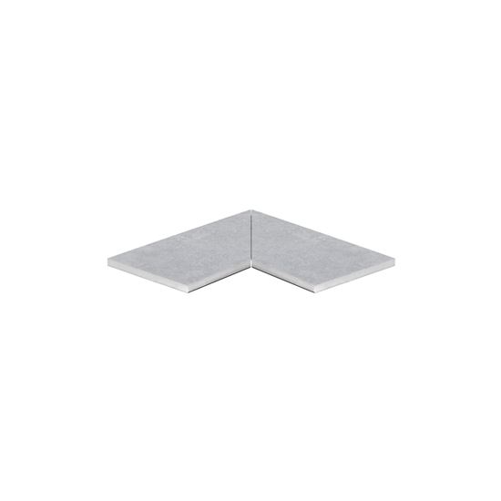 Afbeeldingen van KERAMIEK 20MM BINNENHOEKSTUK LINKS EN RECHTS 60X28 CM 180° CM OPGEROND