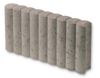 Afbeeldingen van PALISSADE BOORDSTEEN 50X25X8 ROND GRIJS