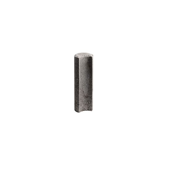 Afbeeldingen van PALISSADE ROND GRIJS H40 DIAM 11CM MET INKEPING