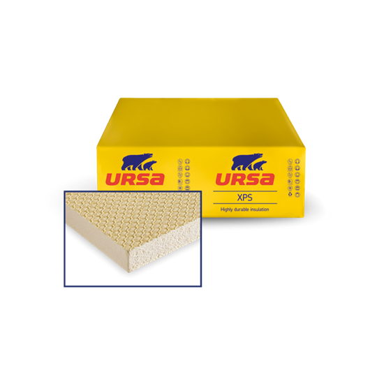 Afbeeldingen van URSA XPS N-W-PZ-I GRIP S 125 x 60 x 2 cm RW 0,60