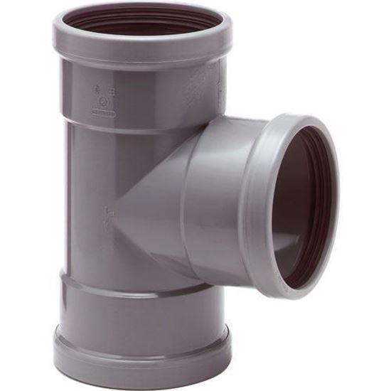 Picture of PVC T-piece 3x M - D.125 - 90°