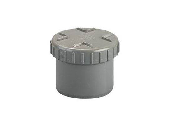 Picture of PVC L-end piece + screw lid D.125