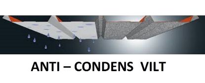 Afbeeldingen van Dakplaat antraciet + anti-condens doek GS40 - 3m x 1,05m