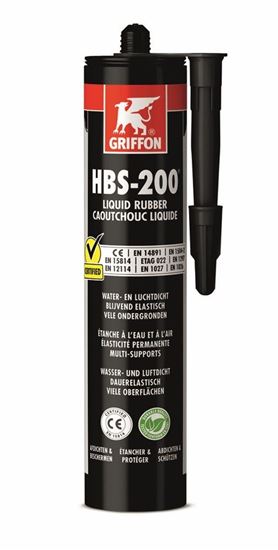 Afbeeldingen van Griffon HBS-200® Rubber koker zwart 310G