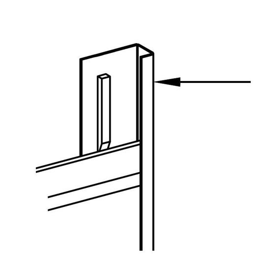 Picture of Aansluitprofiel 45/15/8 L=3M Alu C14 Atlasbruin