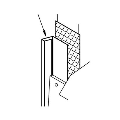 Afbeeldingen van Eindprofiel L=3M Alu C01 Everest Wit