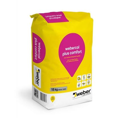 Afbeeldingen van Webercol plus comfort wit 15kg