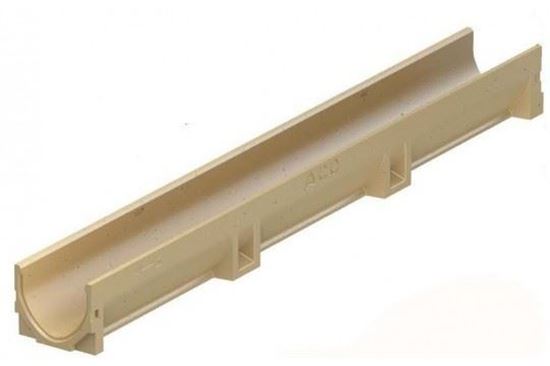 Picture of ACO Euroline polymer concrete gutter element H100 1 mtr. without grid