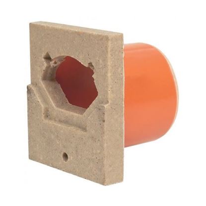 Afbeeldingen van Aco Self Euroline eindplaat incl PVC uitloop 110 mm