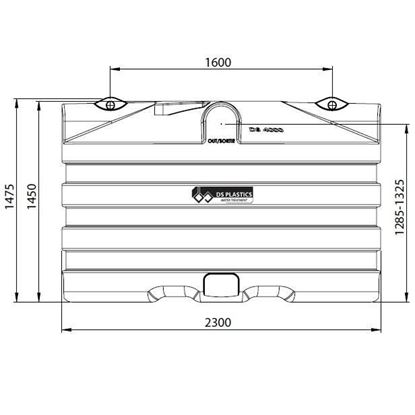 Picture of water tank 4000l Budget