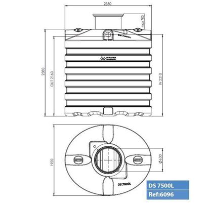 Picture of Water tank 7500l Premium