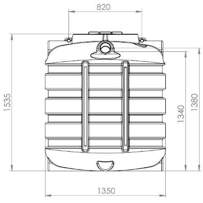 Picture of Water tank 1500l budget