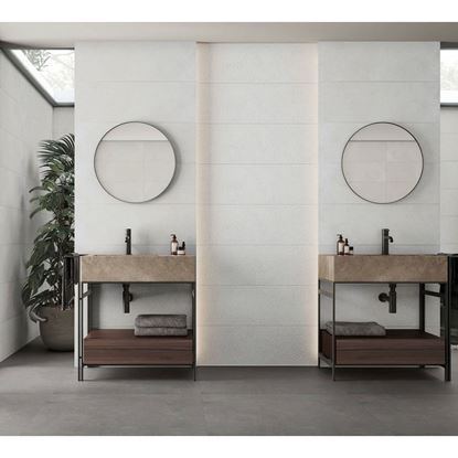 Picture of wall tiles  Saloni - Blending blanco rect. 30x90