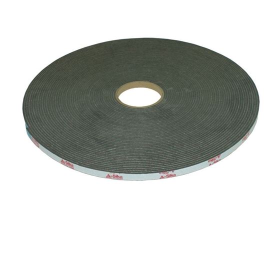 SIKATACK PANEL TAPE 12X3 MM 33 MT ZWART DUBBELZIJDIG ZELFKLEVEND