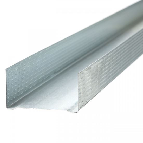 Picture of Metal stud horizontal U-profile 4 m x 7.5 cm