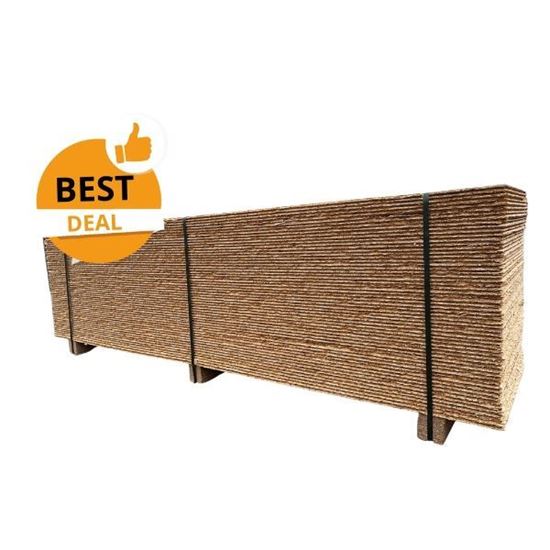 Image de PANNEAUX OSB Lot07 - 2.50x0.63m 12mm T+G 59pièce
