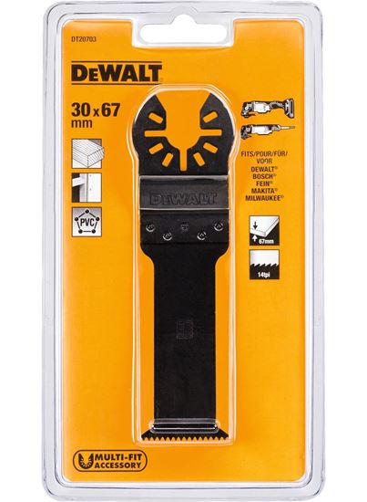 Picture of DeWalt Zaagblad Voor Multi-Tool Voor Hout - 67x 30 mm (1st)