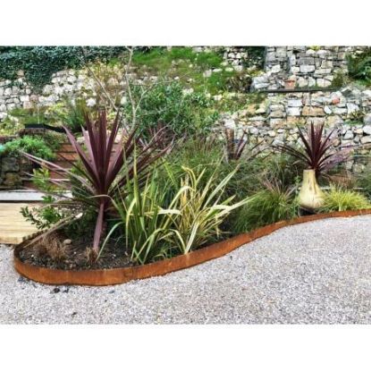 Afbeeldingen van Ecco Core Edge Cortenstaal  afboording H65cm x L108cm