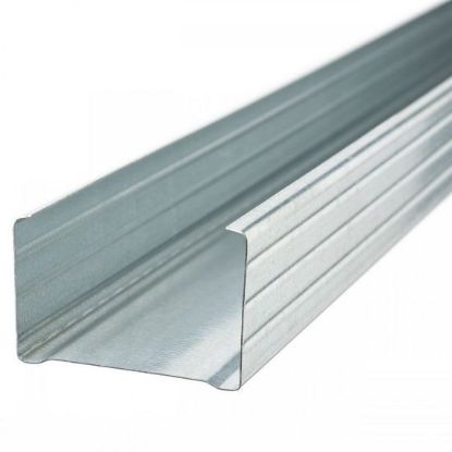 Afbeeldingen van Metal stud verticaal C-profiel 50mm 3m