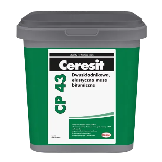 Afbeeldingen van Ceresit CP43 2K Vezelversterking bitumen waterdichting 30kg