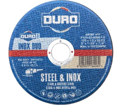 Toon details van Duro Bakelietschijf A60BF 41F 125x1x22.2 Duro Bakelietschijf