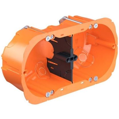 HOLLEWAND INBOUWDOOS DUBBEL - 2x45MM