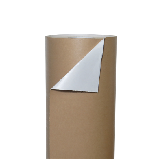 Afbeeldingen van BP De Witte Professionele Stucloper Protectiekarton Eco Bruin Wit 75m2