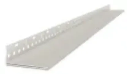 Picture of Crepi PVC Sokkelprofiel Met Gaas breedte: 10 tot 14 cm - 2m