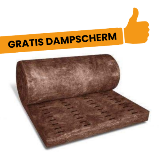 Afbeeldingen van KNAUF MULTIFIT 035 Glaswol - dikte 6 cm - breedte 120 cm - RW 1.70 m² K/W